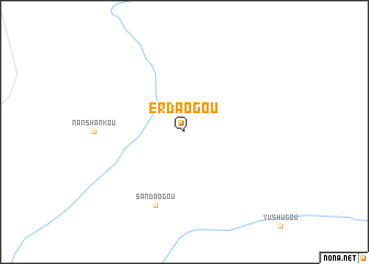 map of Erdaogou