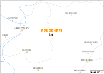 map of Erdaohezi