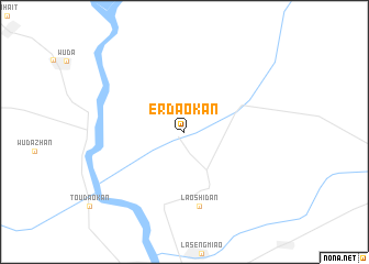 map of Erdaokan