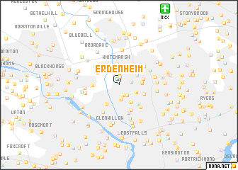 map of Erdenheim