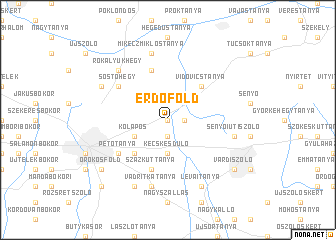 map of Erdőföld