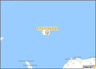 map of Ereikoússa