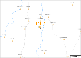 map of Erema
