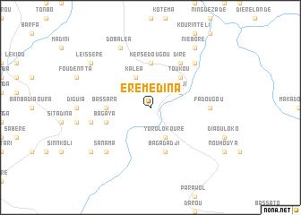 map of Eré Médina