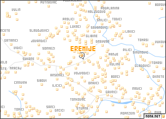 map of Eremije