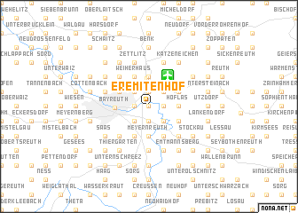 map of Eremitenhof