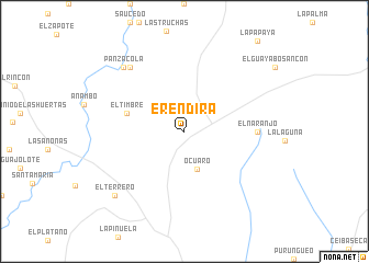 map of Eréndira