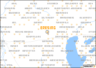 map of Eresing