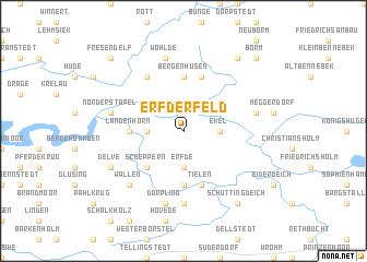 map of Erfderfeld
