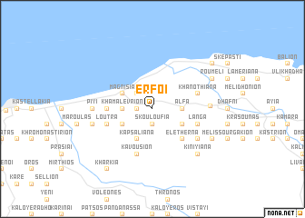 map of Érfoi
