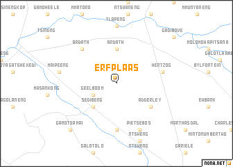 map of Erfplaas