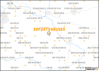 map of Erfurtshausen