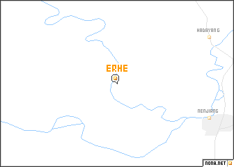 map of Erhe