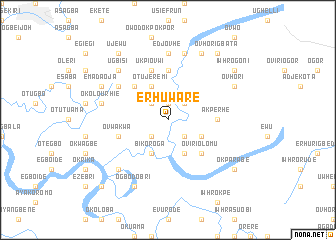 map of Erhuware