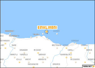 map of Eriklimanı