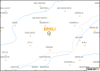 map of Erikli