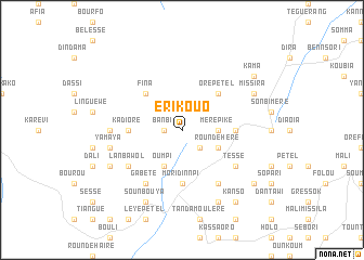 map of Erikouo