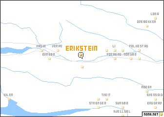 map of Erikstein