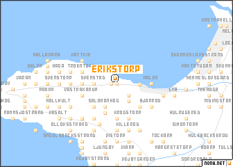 map of Erikstorp