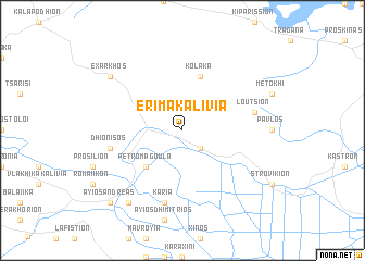 map of Érima Kalívia