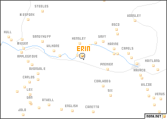 map of Erin