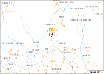 map of Eri