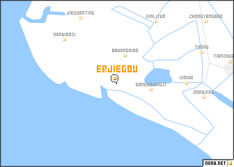 map of Erjiegou