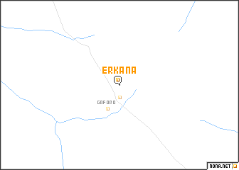 map of Erkana