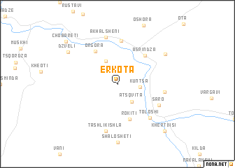 map of Erkota