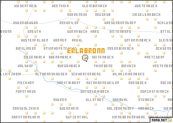 map of Erlabronn