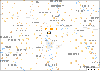 map of Erlach