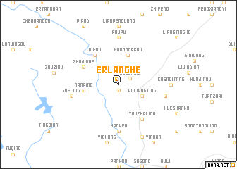 map of Erlanghe