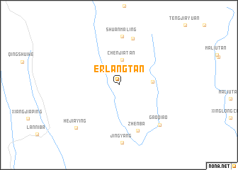 map of Erlangtan