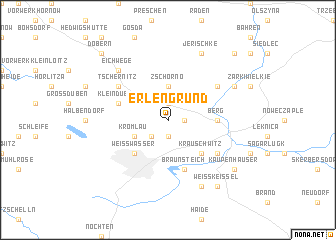 map of Erlengrund