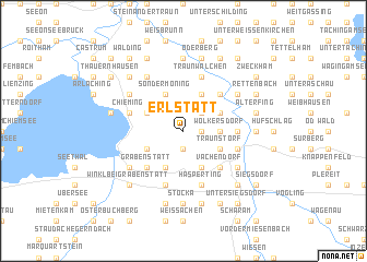 map of Erlstätt