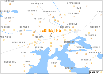 map of Ernestas