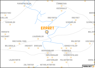 map of Érpart