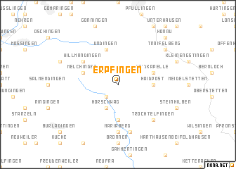 map of Erpfingen