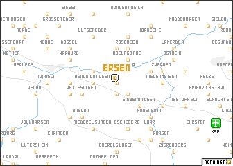 map of Ersen