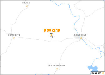 map of Erskine