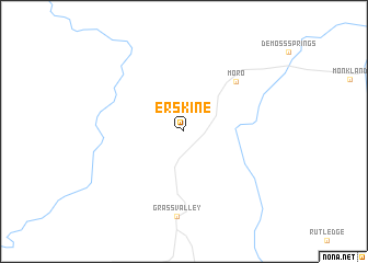 map of Erskine