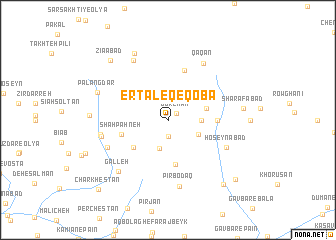 map of Ertaleq-eQobā