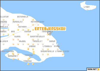 map of Ertebjerg Skov