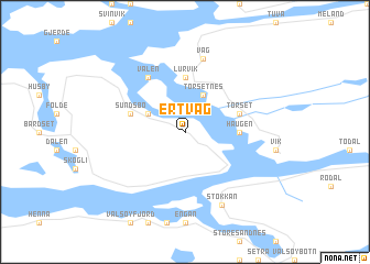 map of Ertvåg