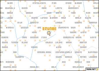 map of Erunbe