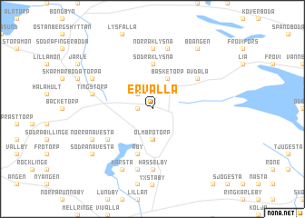 map of Ervalla