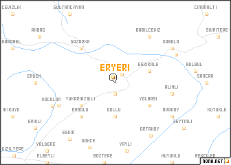 map of Eryeri