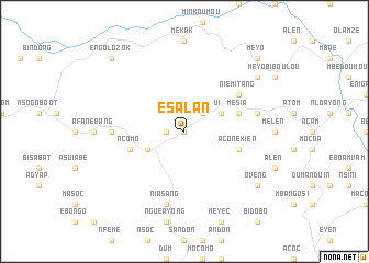 map of Esalan