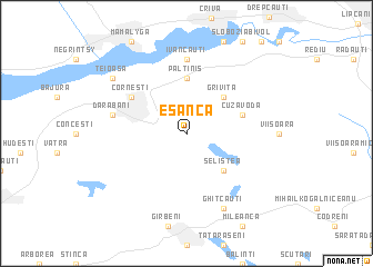 map of Eşanca