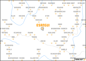 map of Esangui